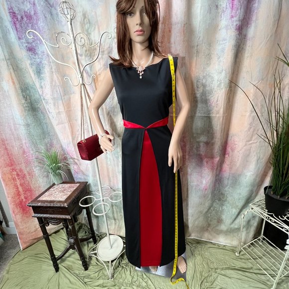 πFormal Fashion Elegant Color Block Contrast Formal - Evening - Ball Dress - Picture 7 of 16